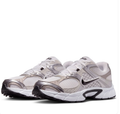 Nike Sneakers - White & Metallic Silver with Black Accents