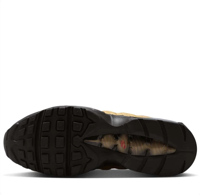 Nike Air Max 95 Sneakers - Metallic Gold & Black