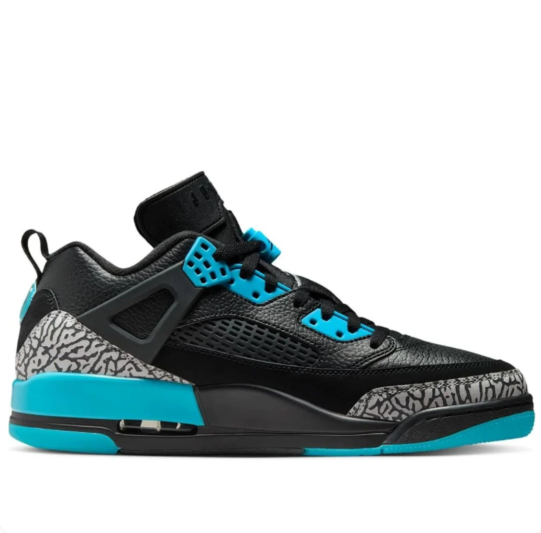 Air Jordan 4 Sneakers - Light Gray with Pink & Sunset Gradient Accents