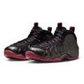 Nike Air Foamposite One Sneakers - Black with Burgundy & Red Accents