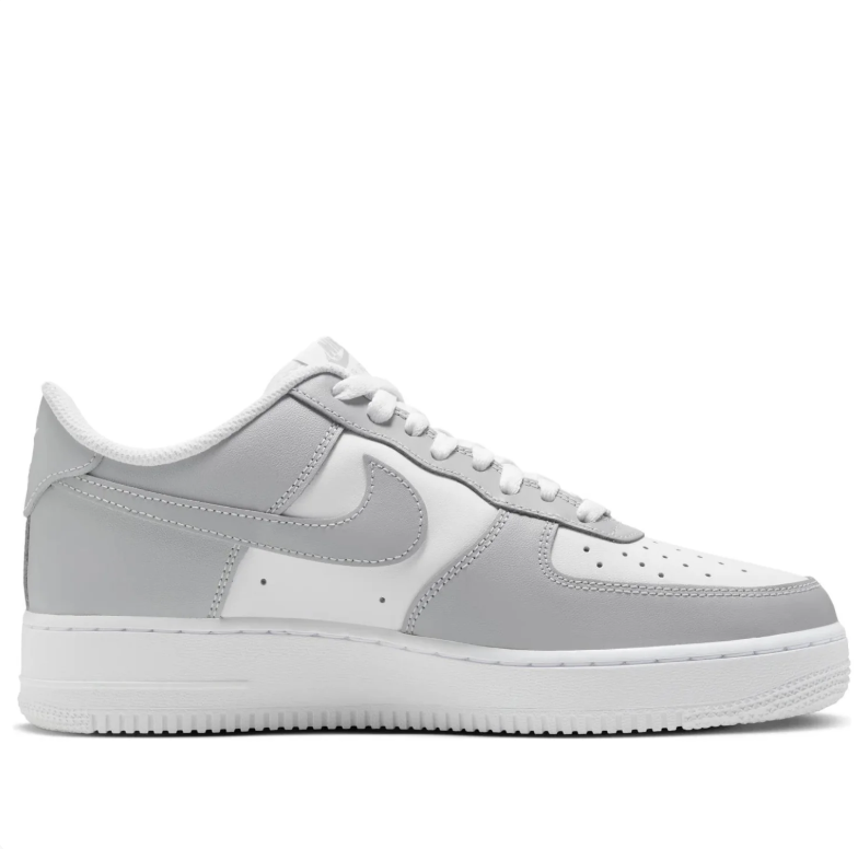 Nike Air Force 1 Low Sneakers - White & Light Gray