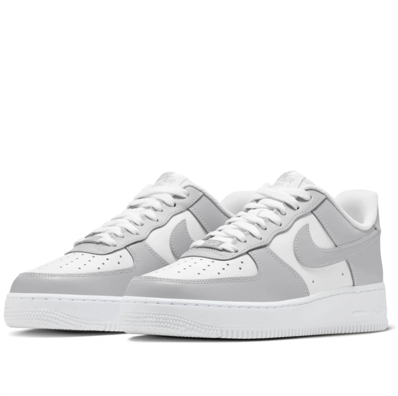 Nike Air Force 1 Low Sneakers - White & Light Gray