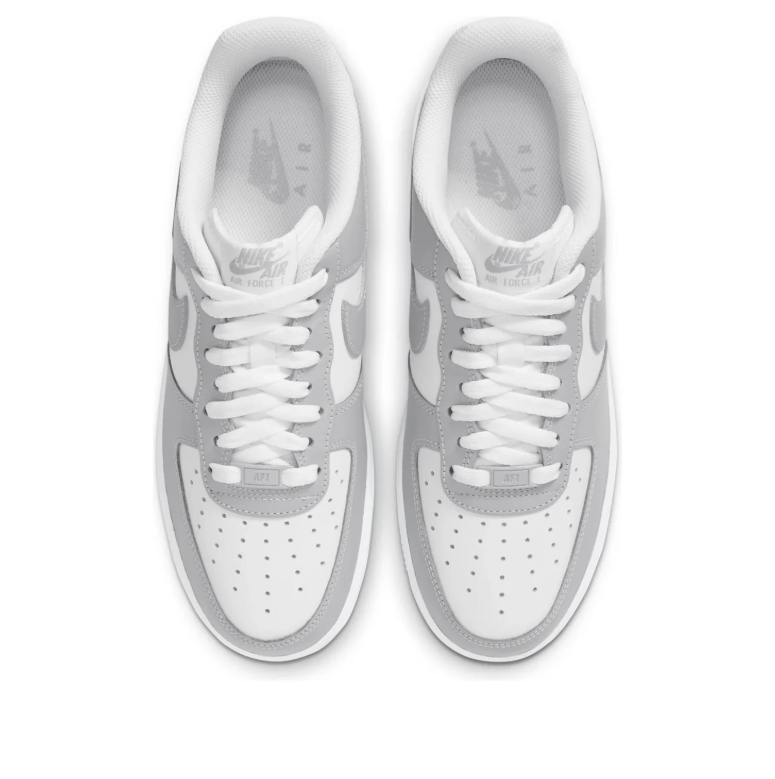 Nike Air Force 1 Low Sneakers - White & Light Gray