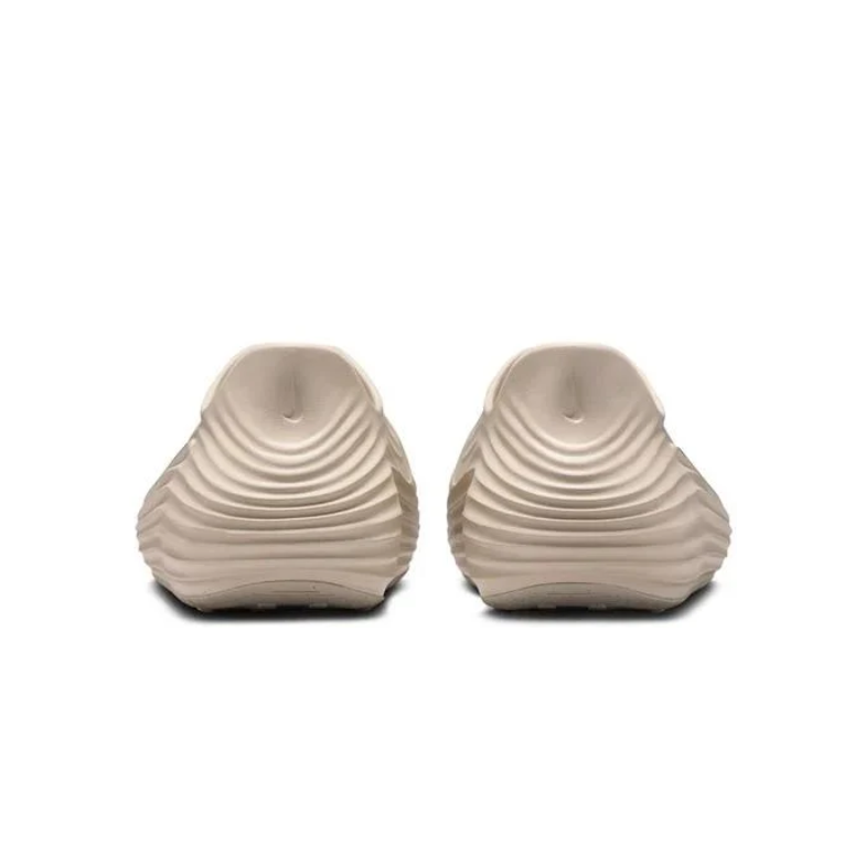 Nike Slip-On Clogs - Cream with Sculpted Wave Details