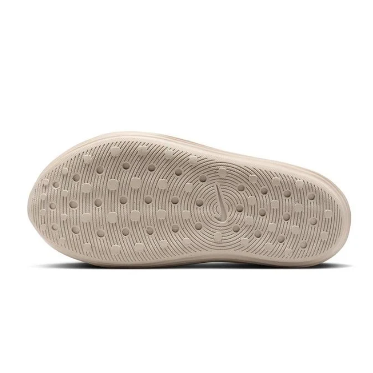 Nike Slip-On Clogs - Cream with Sculpted Wave Details