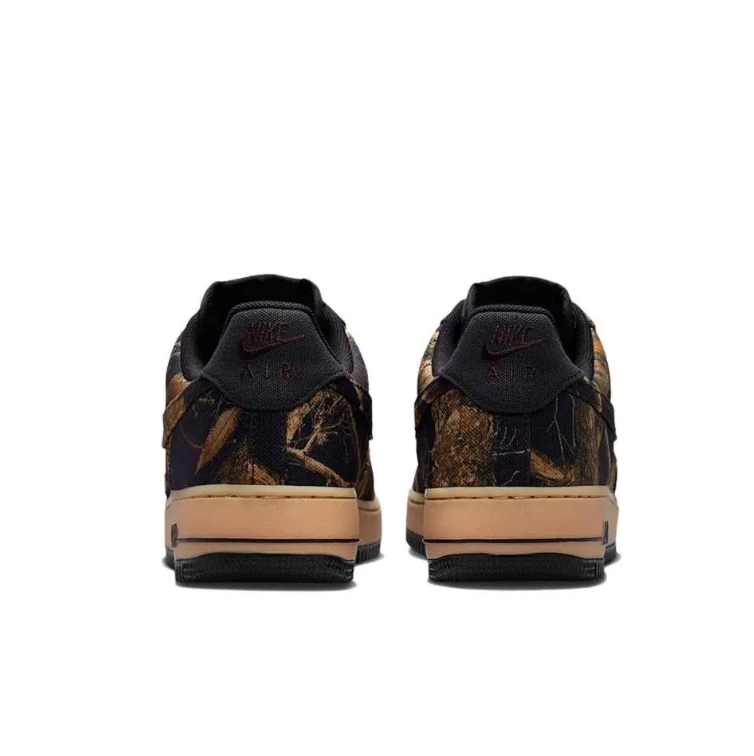 Nike Air Force 1 Low Sneakers - Woodland Camo with Tan Midsole