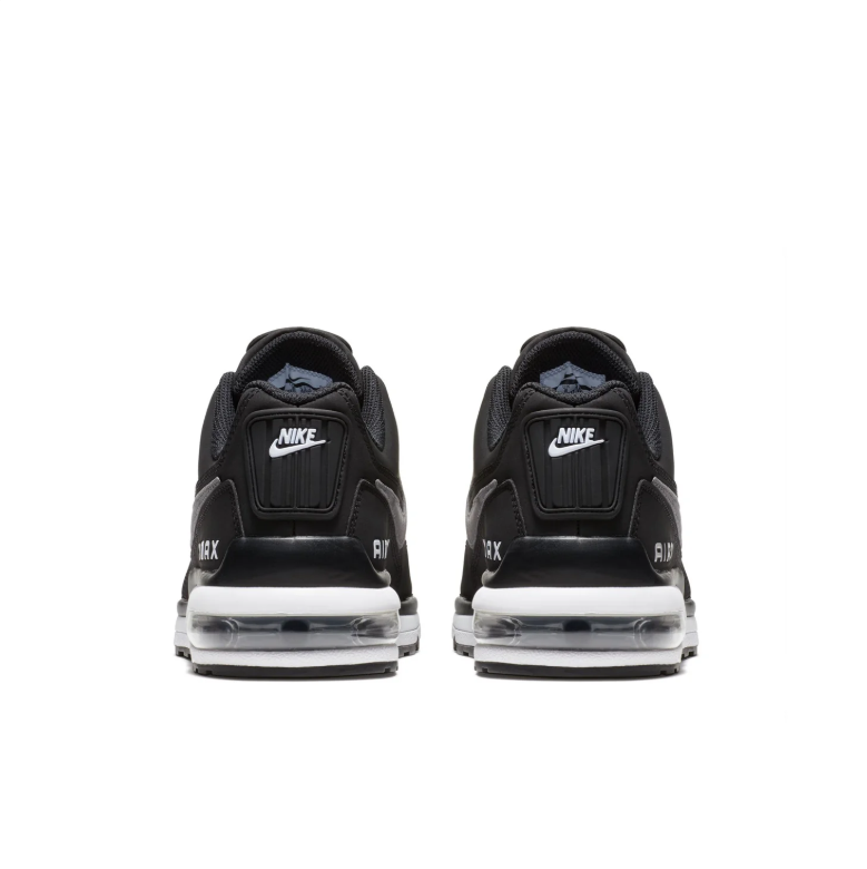 Nike Air Max Sneakers - Black & White with Gray Swooshes