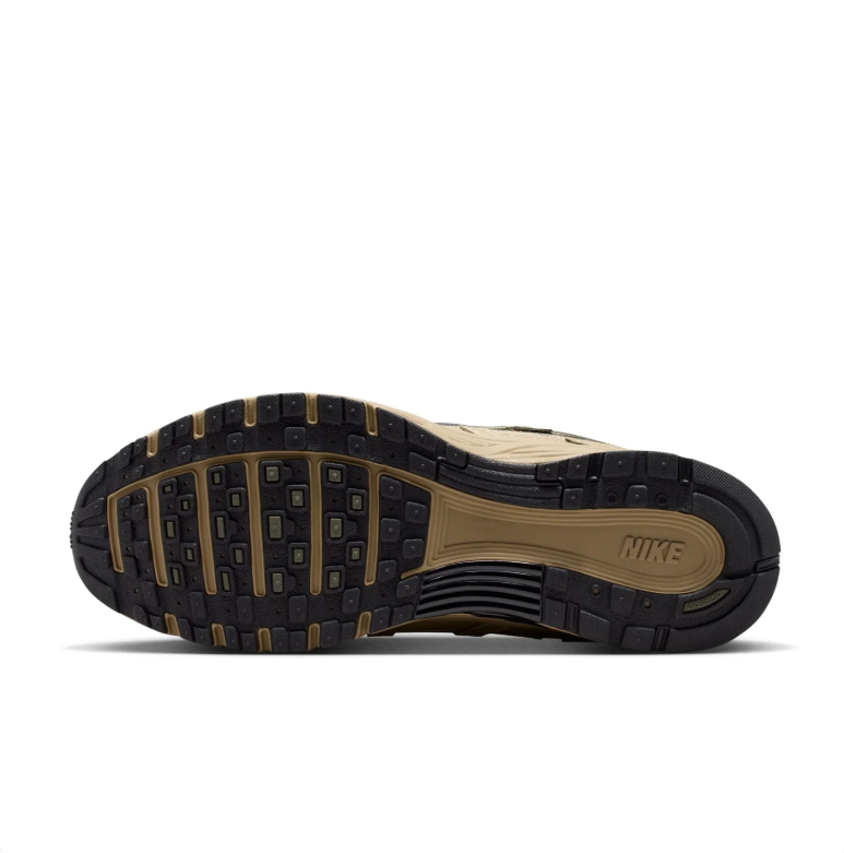 Nike P-6000 Sneakers - Olive Green & Khaki with Black Swooshes